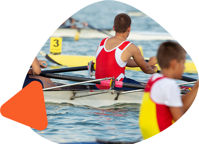 Rower on the river